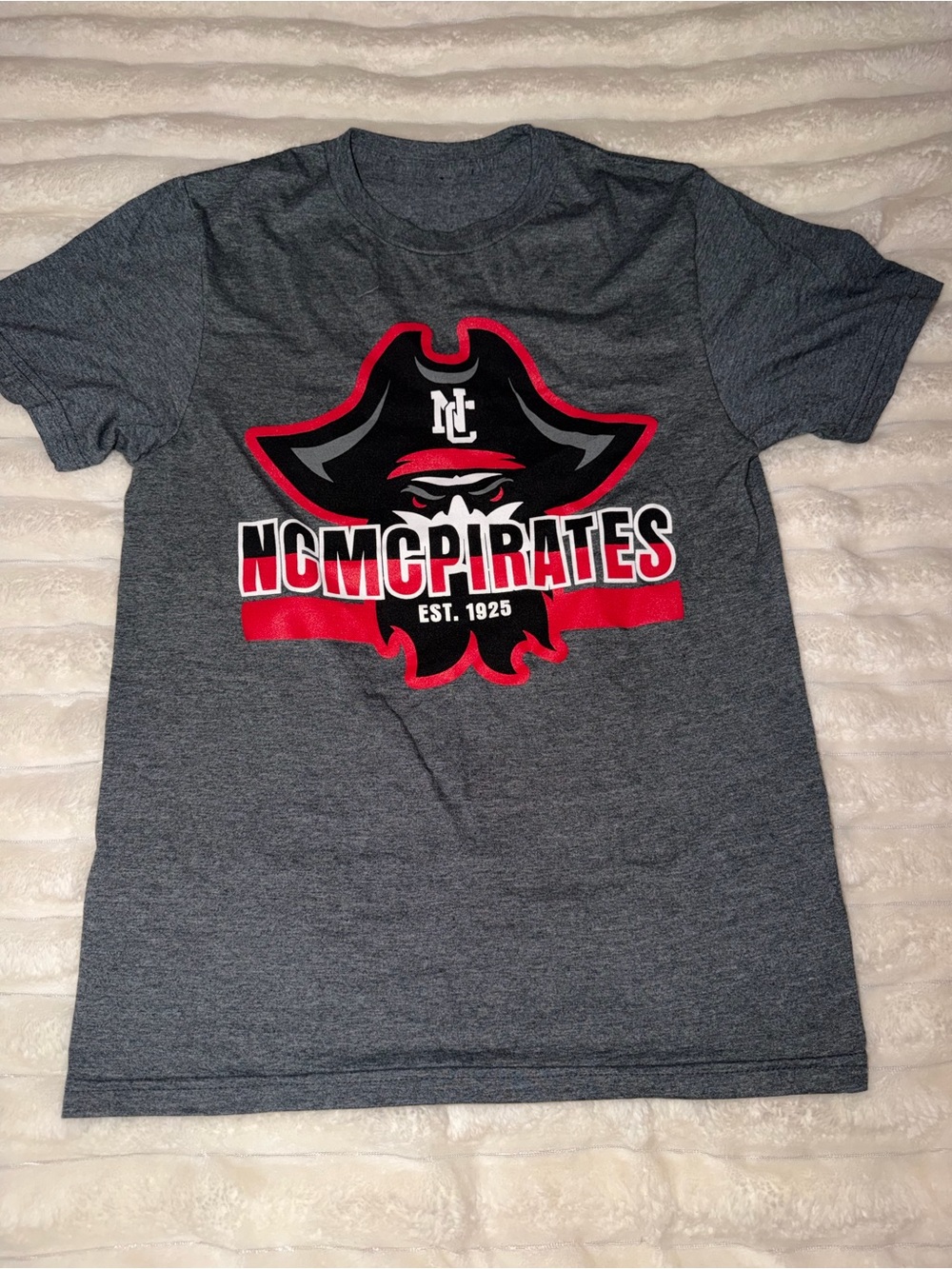 NCMCPirates Gray Graphic Tee